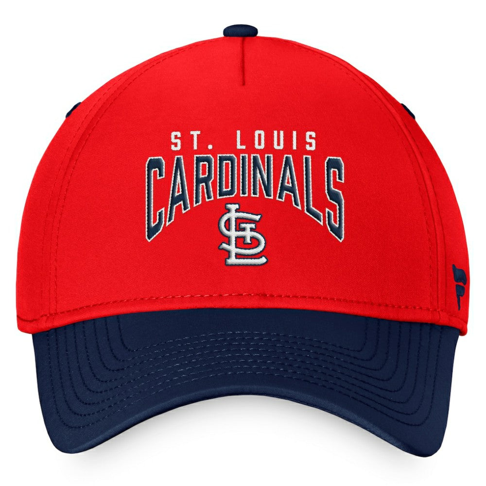 St. Louis Cardinals Stacked Logo Flex Hat Red/Navy