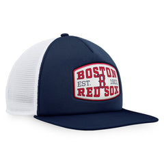 Boston Red Sox Foam Front Patch Trucker Snapback Hat Navy