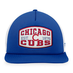 Chicago Cubs Foam Front Patch Trucker Snapback Hat Royal