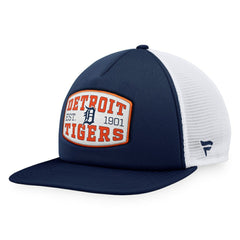 Detroit Tigers Foam Front Patch Trucker Snapback Hat Navy