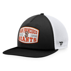 San Francisco Giants Foam Front Patch Trucker Snapback Hat Black