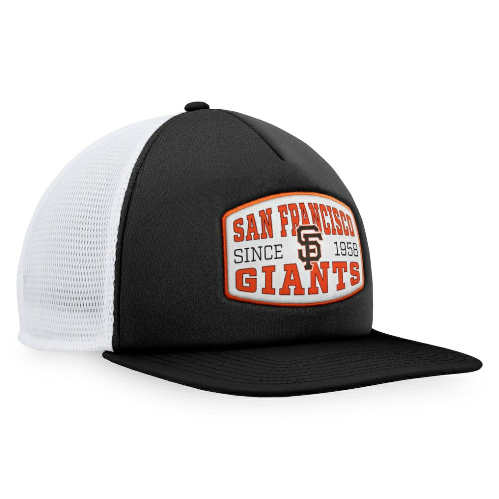 San Francisco Giants Foam Front Patch Trucker Snapback Hat Black