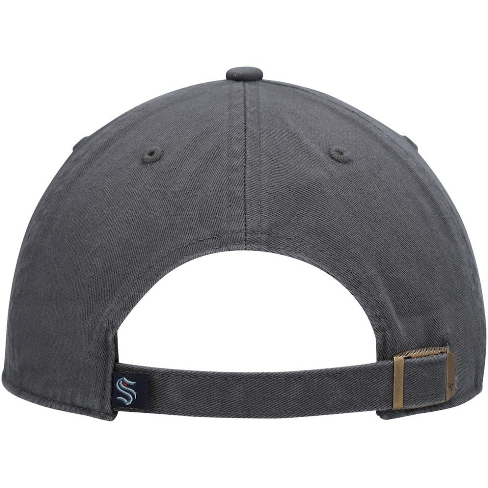 Seattle Kraken '47 Clean Up Adjustable Hat Charcoal