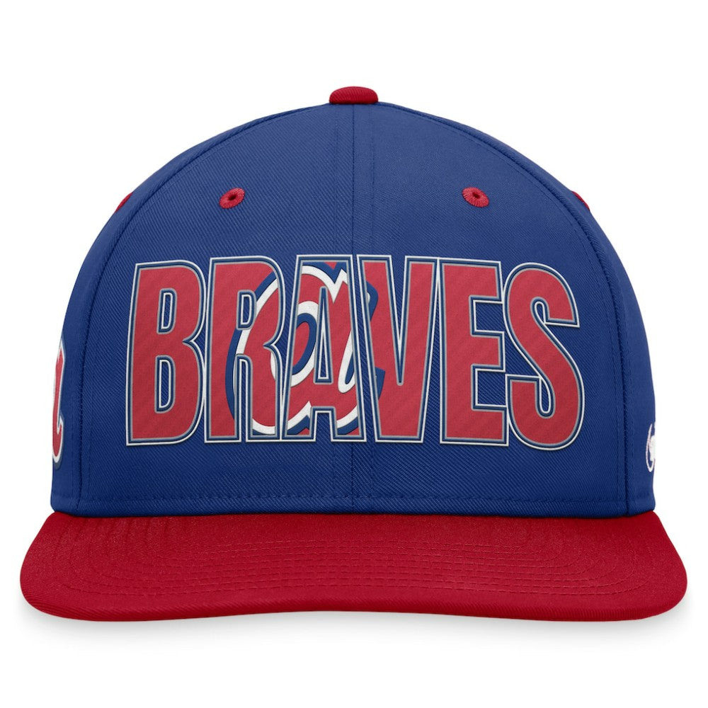 Atlanta Braves Cooperstown Collection Pro Snapback Hat Royal | Nike