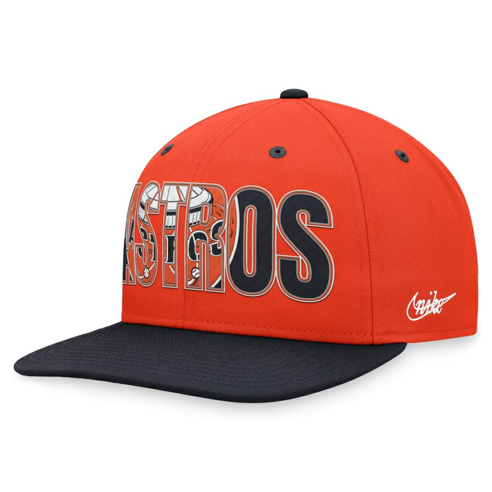 Houston Astros Cooperstown Collection Pro Snapback Hat Orange | Nike