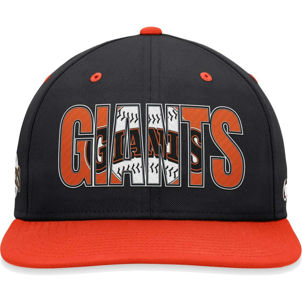 San Francisco Giants Cooperstown Collection Pro Snapback Hat Black | Nike