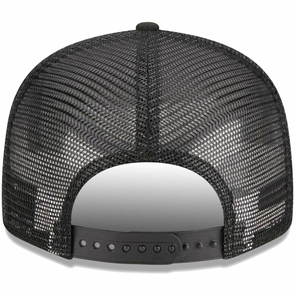 Chicago White Sox Scratch Squared Trucker 9FIFTY Snapback Hat Black | New Era