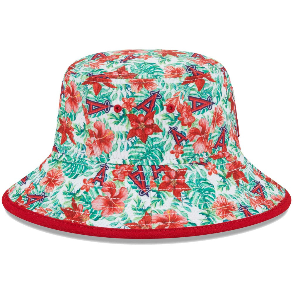 Los Angeles Angels Tropic Floral Bucket Hat | New Era