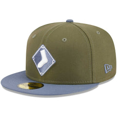 Chicago White Sox 59FIFTY Fitted Hat Olive/Blue | New Era