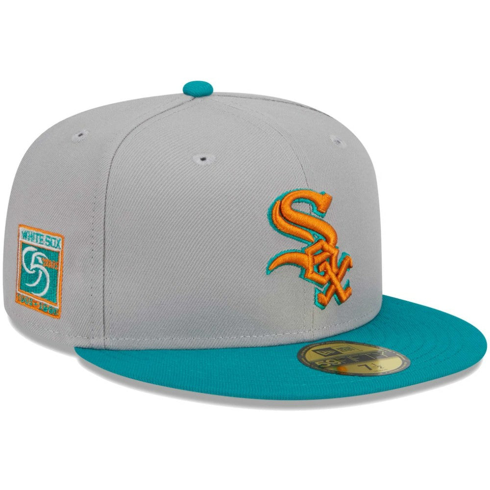 Chicago White Sox  59FIFTY Fitted Hat Gray/Teal | New Era