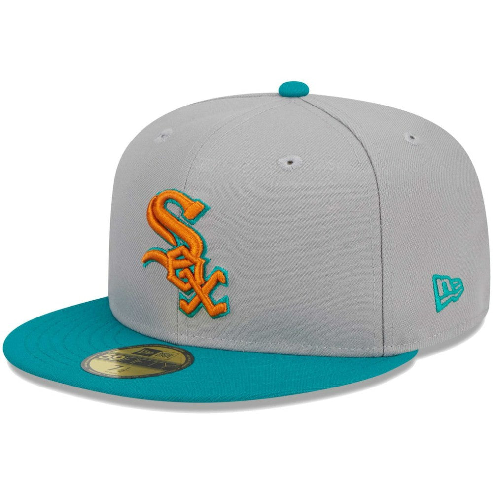 Chicago White Sox  59FIFTY Fitted Hat Gray/Teal | New Era
