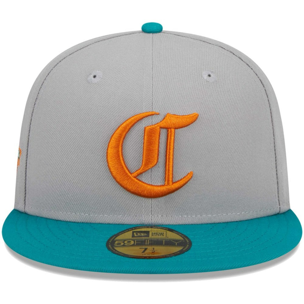 Cincinnati Reds  59FIFTY Fitted Hat Gray/Teal | New Era