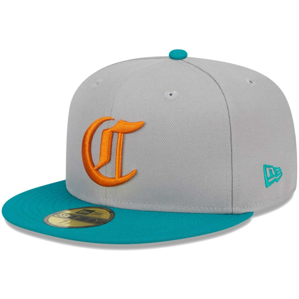 Cincinnati Reds  59FIFTY Fitted Hat Gray/Teal | New Era