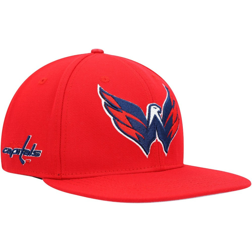 Washington Capitals Pro Standard Core Classic Logo Snapback Hat Red