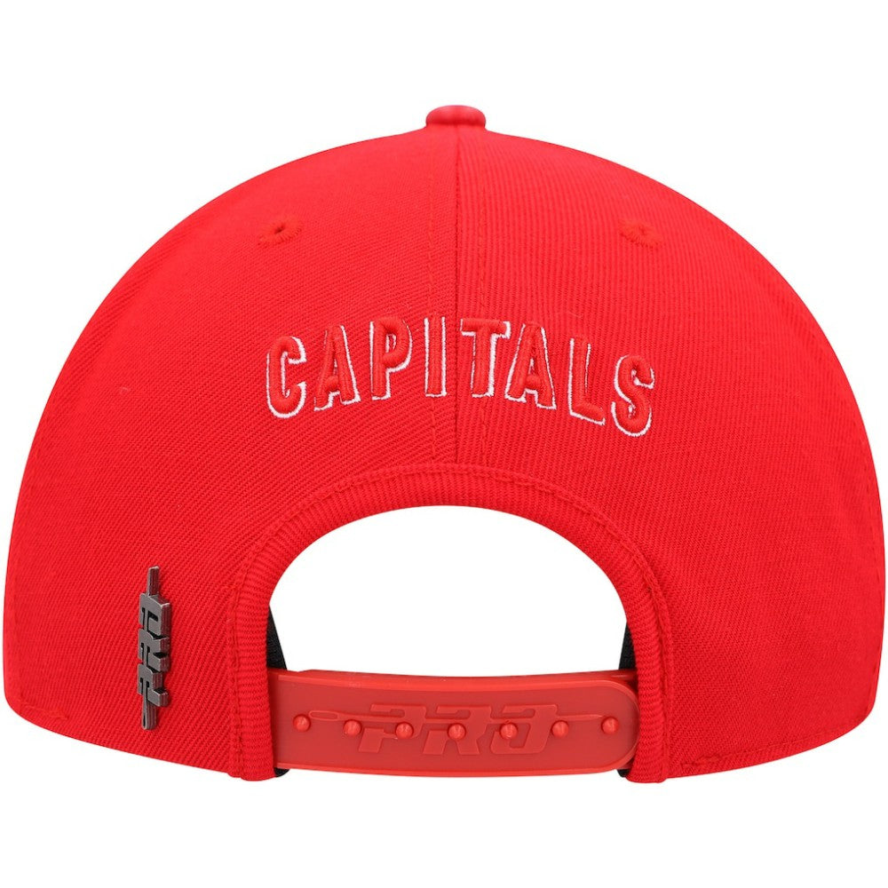 Washington Capitals Pro Standard Core Classic Logo Snapback Hat Red