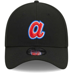 Atlanta Braves Logo 39THIRTY Flex Hat Black | New Era