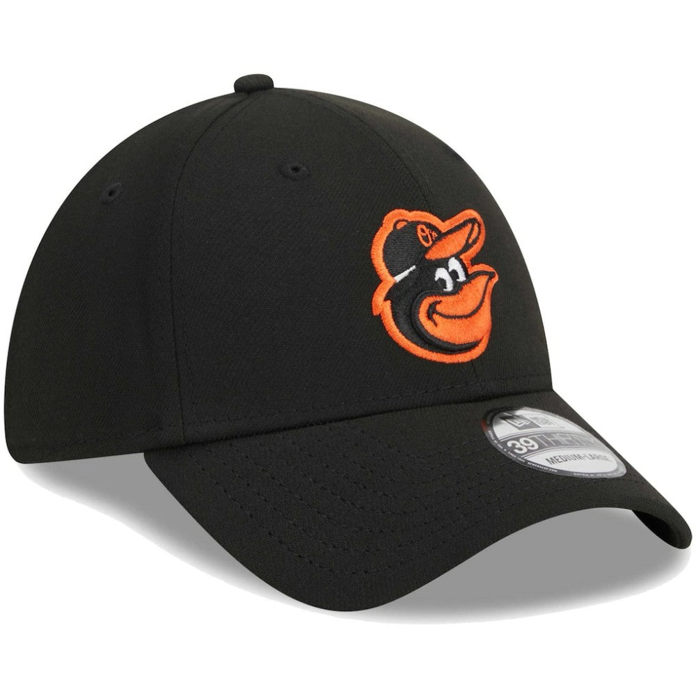 Baltimore Orioles Logo 39THIRTY Flex Hat Black | New Era