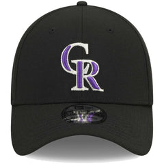 Colorado Rockies Logo 39THIRTY Flex Hat Black | New Era