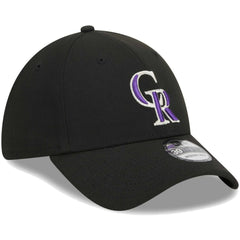 Colorado Rockies Logo 39THIRTY Flex Hat Black | New Era