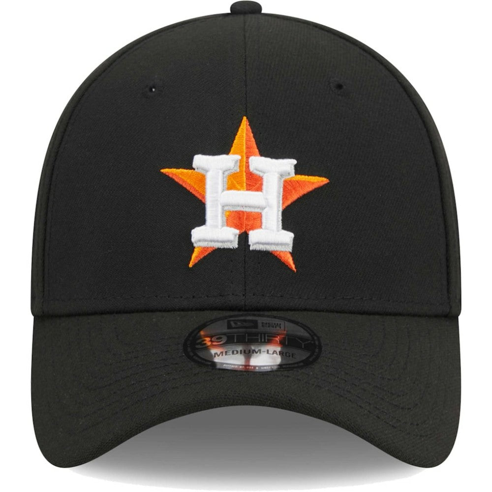 Houston Astros Logo 39THIRTY Flex Hat Black | New Era