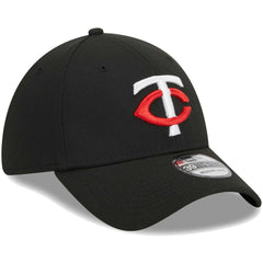 Minnesota Twins Logo 39THIRTY Flex Hat Black | New Era