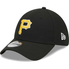 Pittsburgh Pirates Logo 39THIRTY Flex Hat Black | New Era