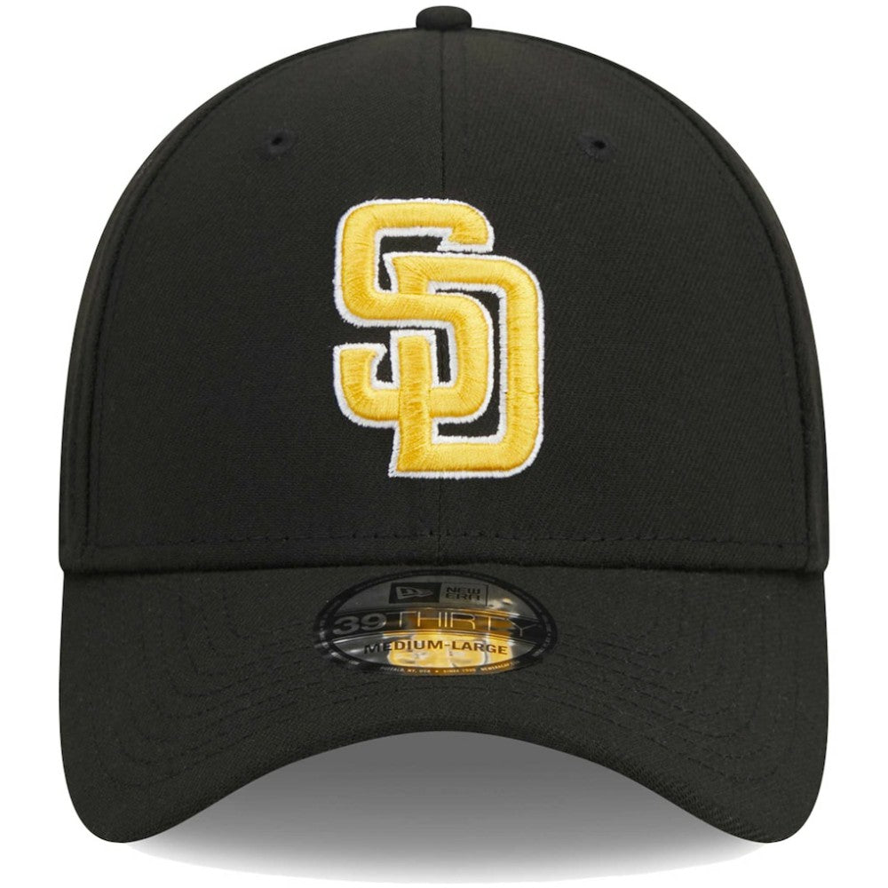 San Diego Padres Logo 39THIRTY Flex Hat Black | New Era