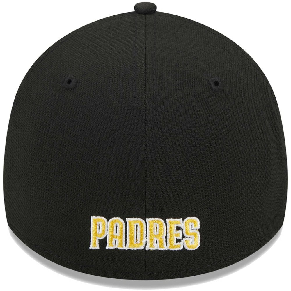 San Diego Padres Logo 39THIRTY Flex Hat Black | New Era