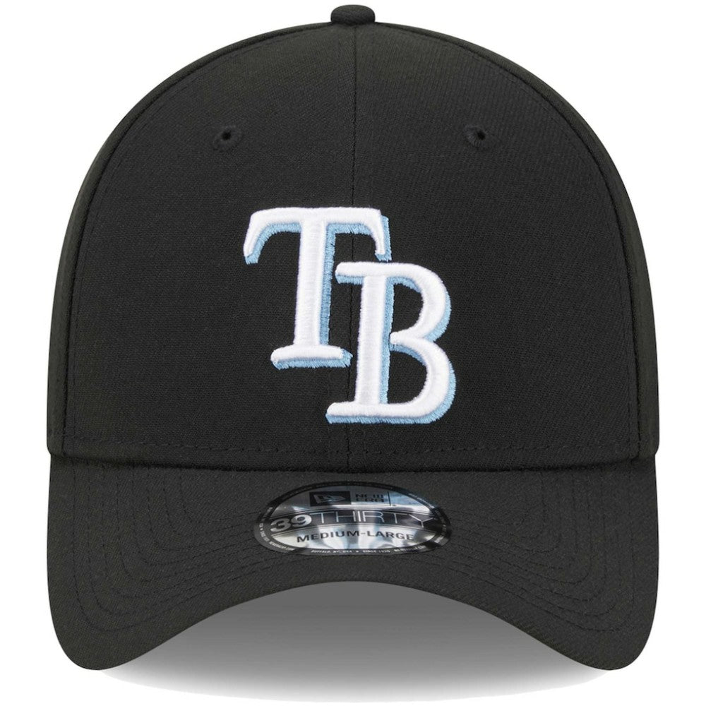 Tampa Bay Rays Logo 39THIRTY Flex Hat Black | New Era