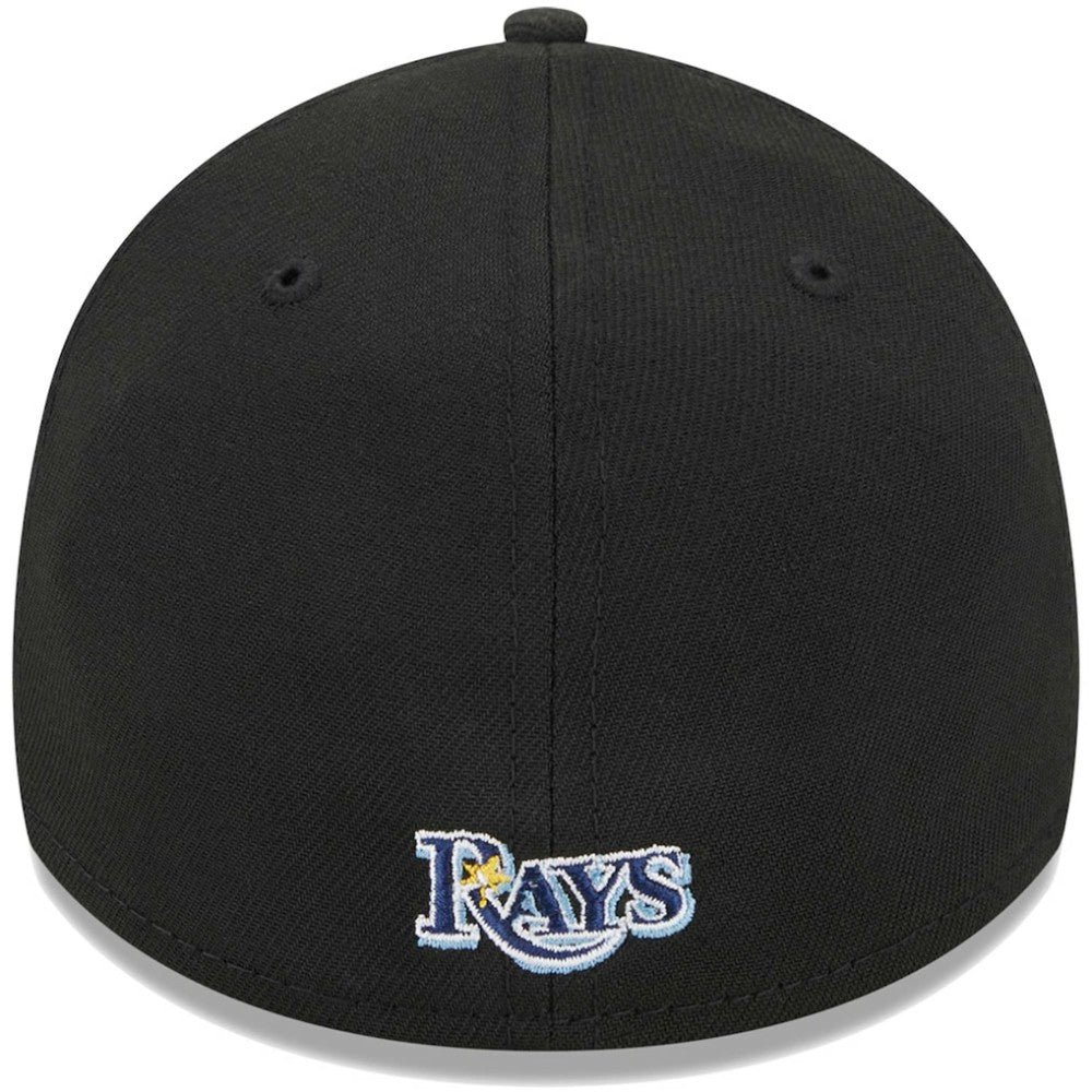 Tampa Bay Rays Logo 39THIRTY Flex Hat Black | New Era