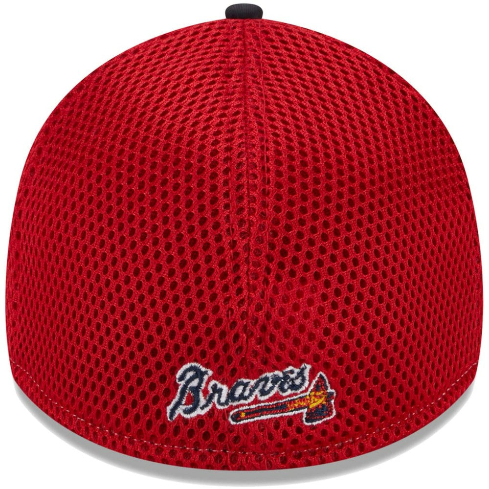 Atlanta Braves Team Neo 39THIRTY Flex Hat Navy | New Era