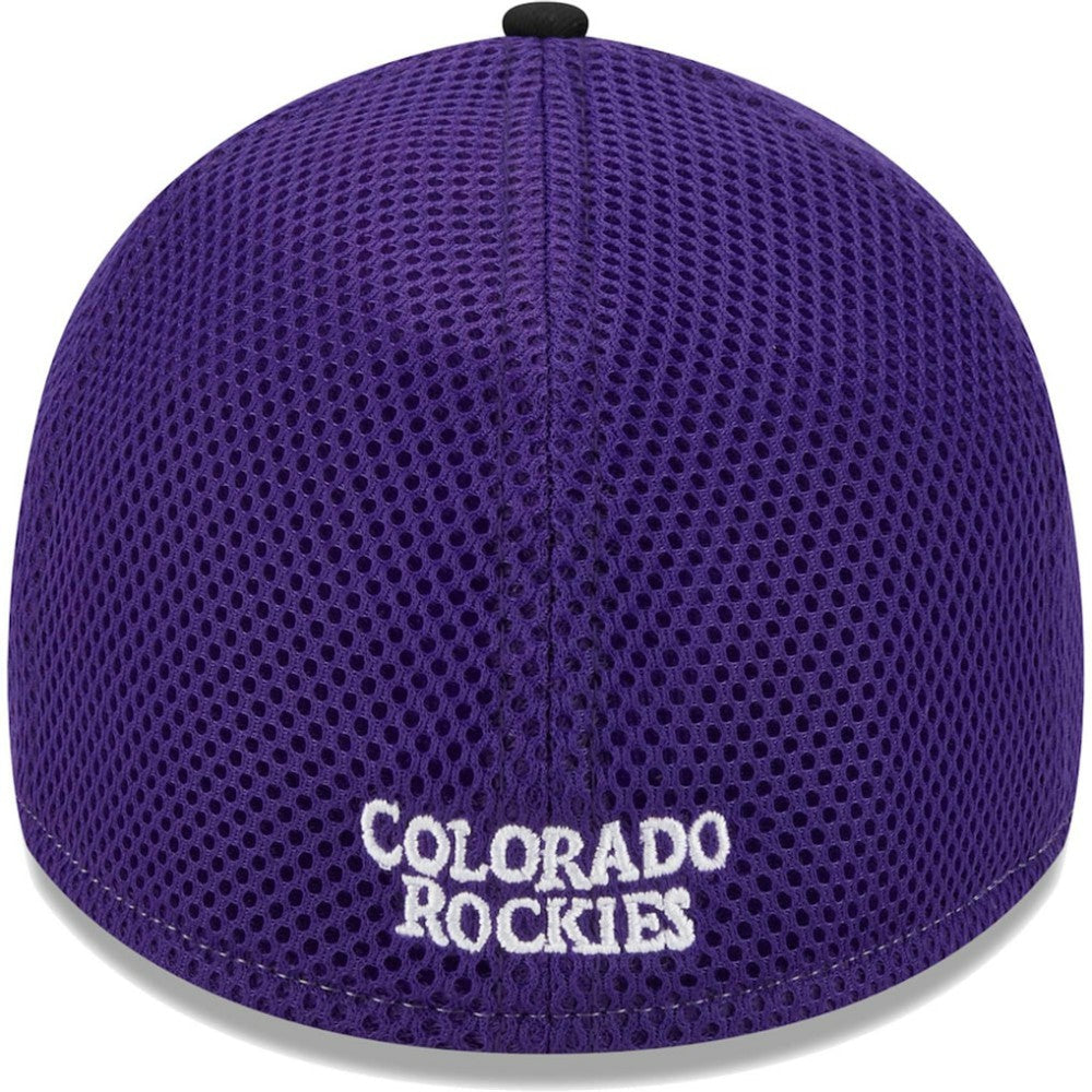 Colorado Rockies Team Neo 39THIRTY Flex Hat Black | New Era