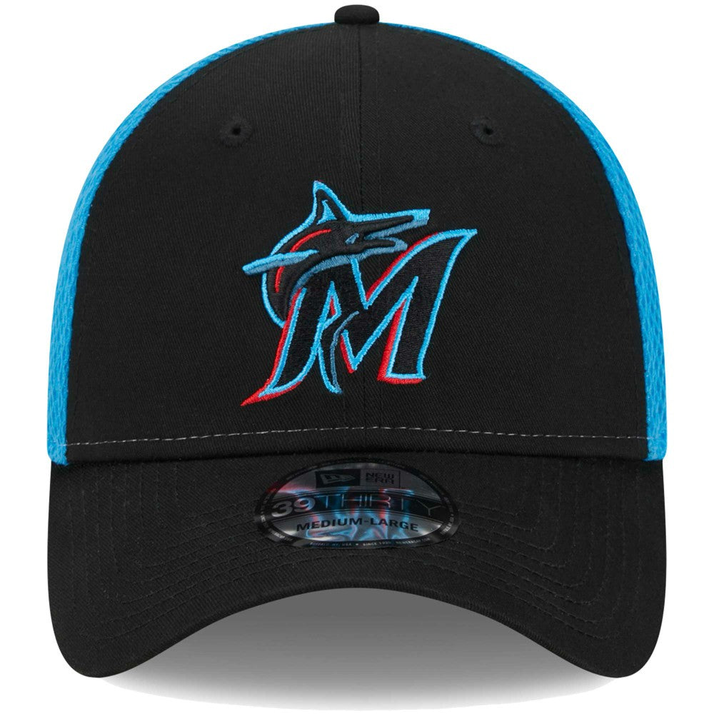 Miami Marlins Team Neo 39THIRTY Flex Hat Black | New Era