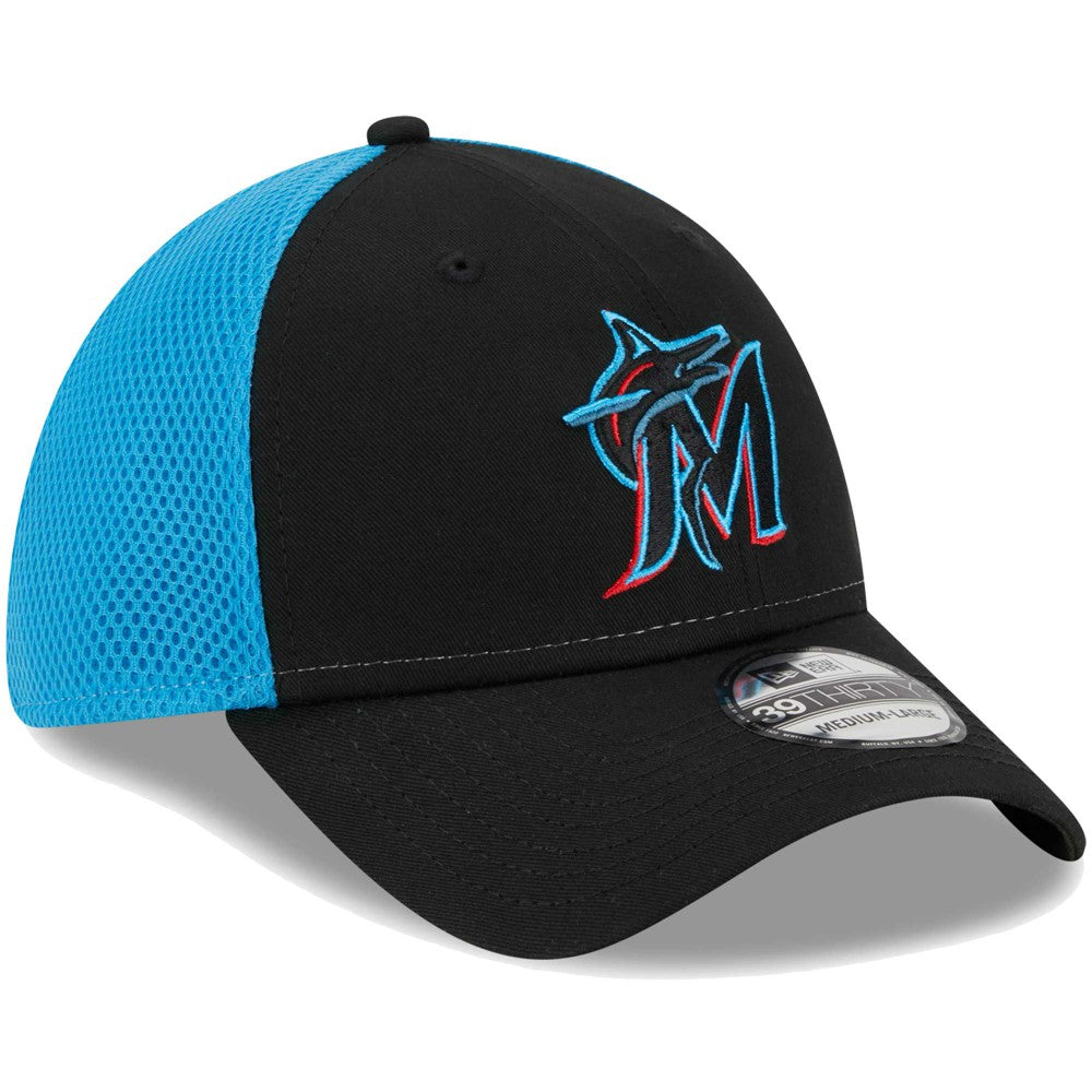 Miami Marlins Team Neo 39THIRTY Flex Hat Black | New Era