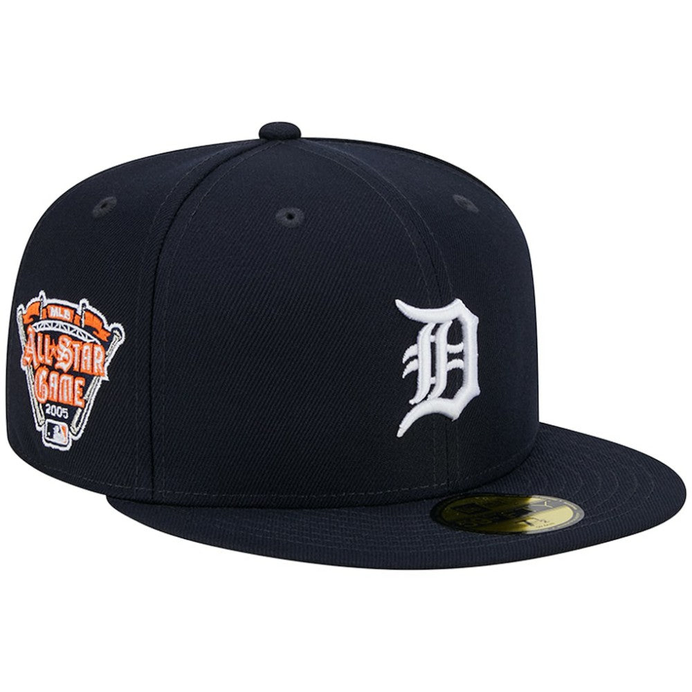 Detroit Tigers  2005 All Star Game Team Color 59FIFTY Fitted Hat Navy | New Era