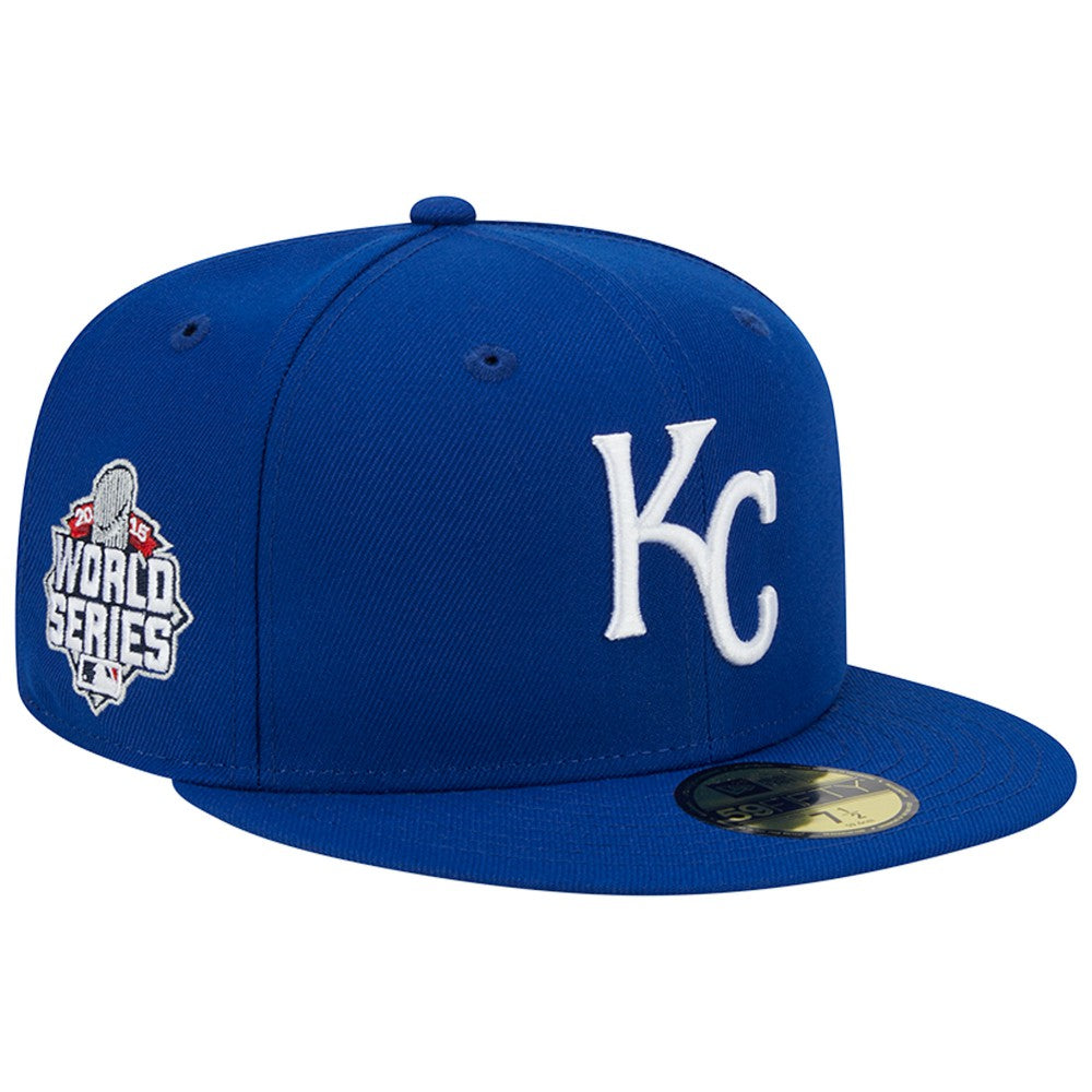 Kansas City Royals  2015 World Series Team Color 59FIFTY Fitted Hat Royal | New Era