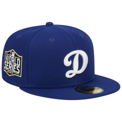 Los Angeles Dodgers Alternate Logo 2020 World Series Team Color 59FIFTY Fitted Hat Royal | New Era
