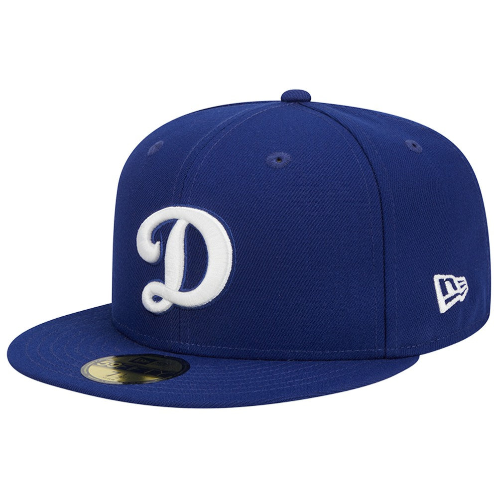 Los Angeles Dodgers Alternate Logo 2020 World Series Team Color 59FIFTY Fitted Hat Royal | New Era