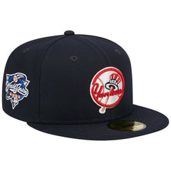 New York Yankees Primary Logo 2000 World Series Team Color 59FIFTY Fitted Hat Navy | New Era