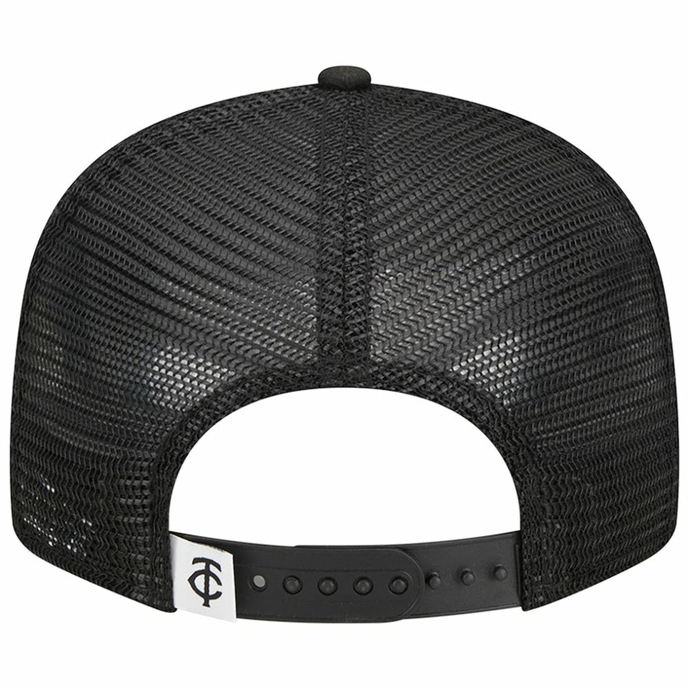 Minnesota Twins Trucker 9FIFTY Snapback Hat Black | New Era