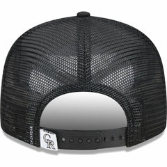 Colorado Rockies Team Color Trucker 9FIFTY Snapback Hat Black | New Era