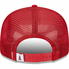Los Angeles Angels Team Color Trucker 9FIFTY Snapback Hat Red | New Era