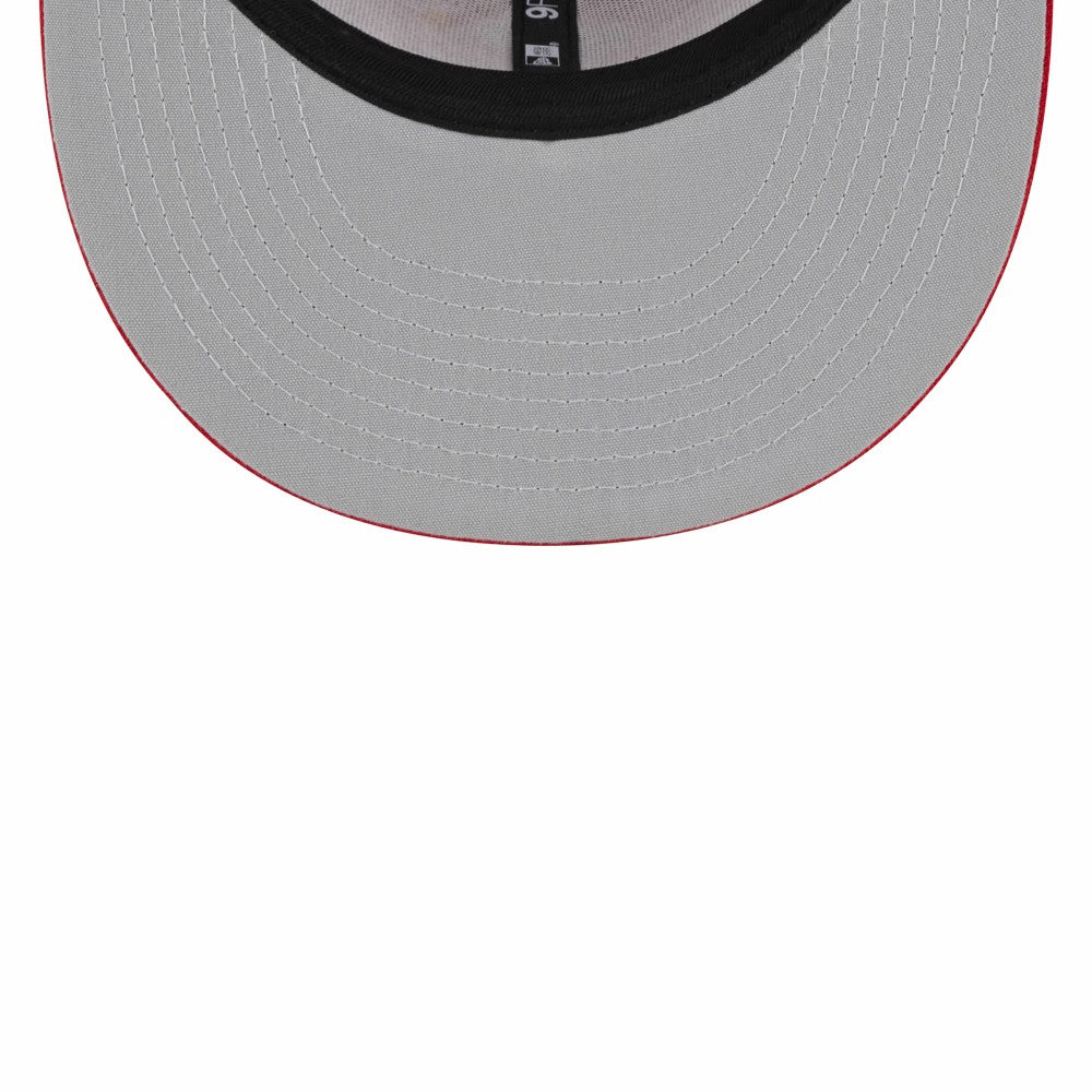 Los Angeles Angels Team Color Trucker 9FIFTY Snapback Hat Red | New Era
