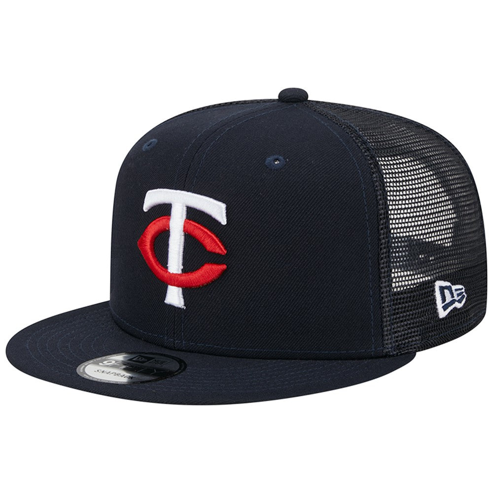 Minnesota Twins Team Color Trucker 9FIFTY Snapback Hat Navy | New Era