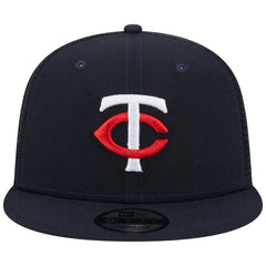 Minnesota Twins Team Color Trucker 9FIFTY Snapback Hat Navy | New Era