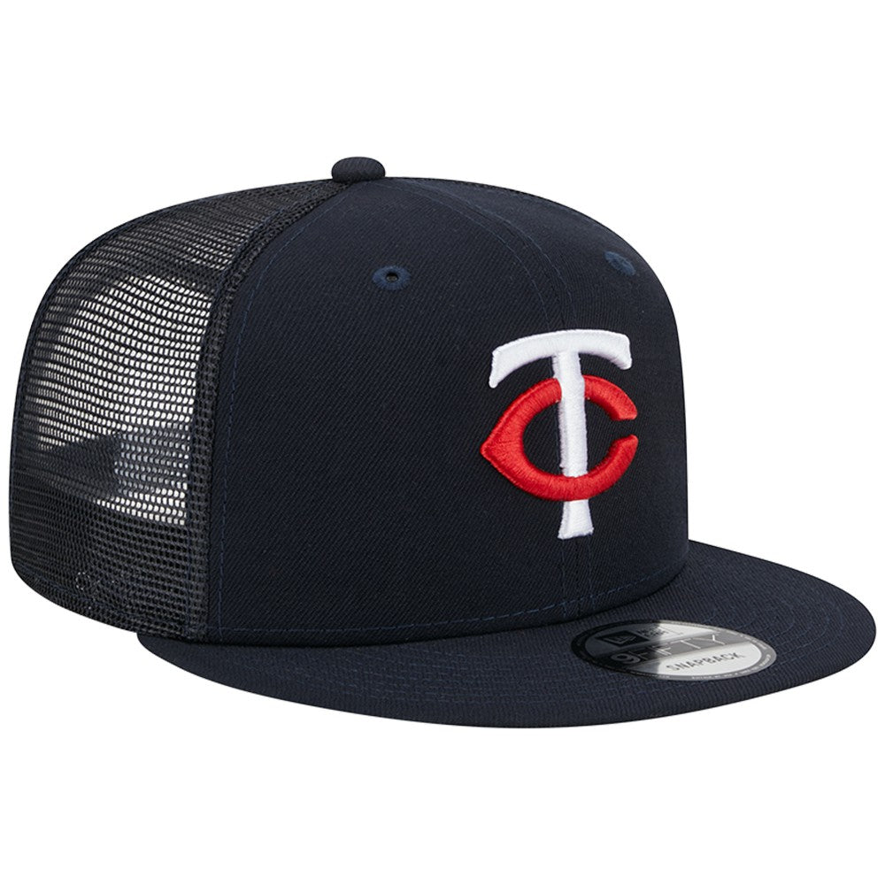 Minnesota Twins Team Color Trucker 9FIFTY Snapback Hat Navy | New Era