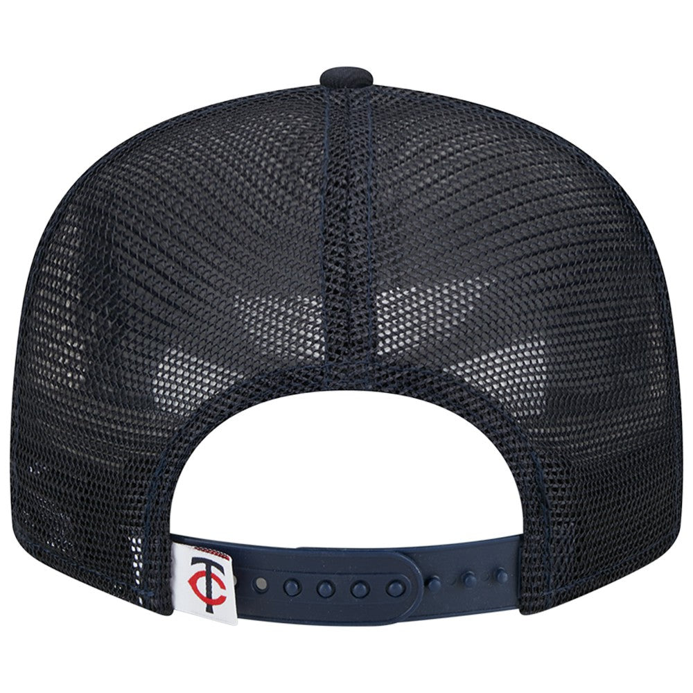 Minnesota Twins Team Color Trucker 9FIFTY Snapback Hat Navy | New Era