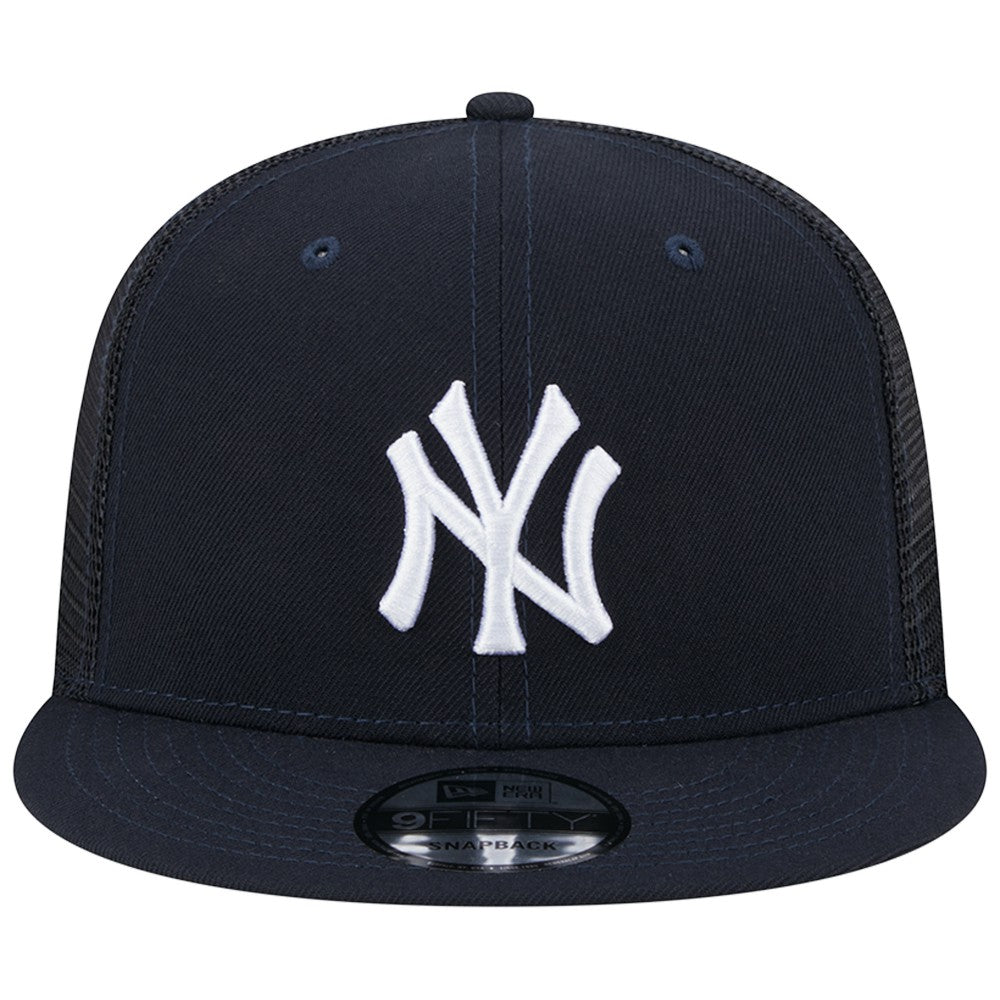 New York Yankees Team Color Trucker 9FIFTY Snapback Hat Navy | New Era
