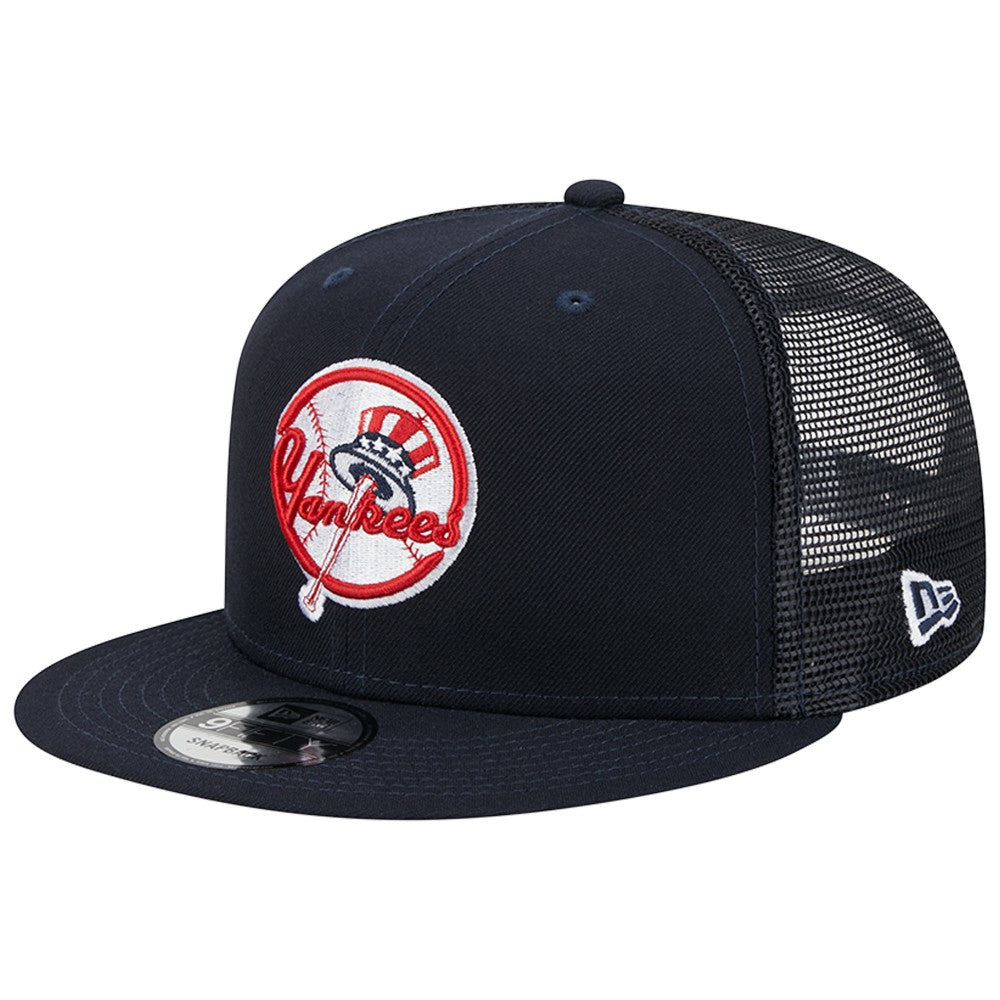 New York Yankees Team Color Trucker 9FIFTY Snapback Hat Navy | New Era