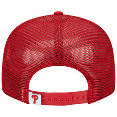 Philadelphia Phillies Team Color Trucker 9FIFTY Snapback Hat Red | New Era